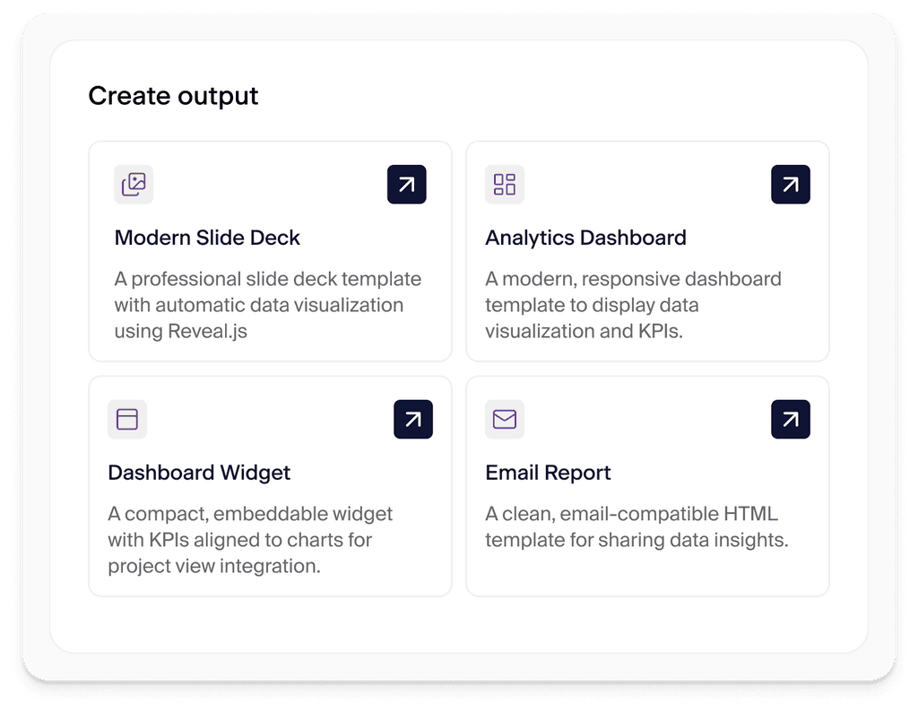 Live QueryStory outputs staying connected to their analysis